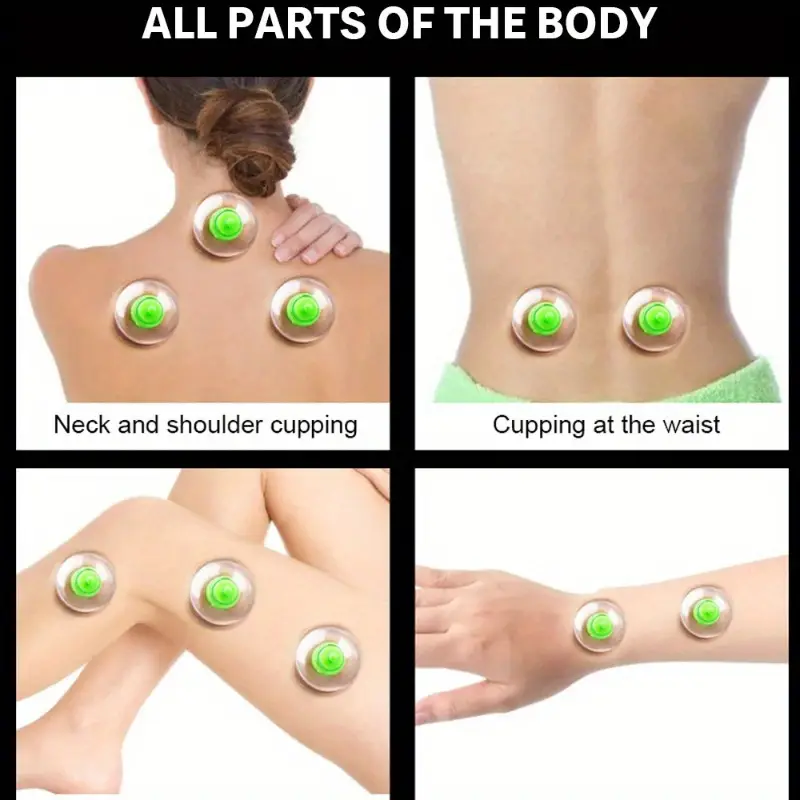 Set 12 ventuze terapeutice si pentru masaj