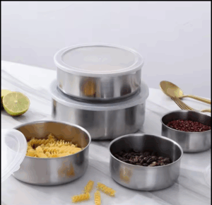 Caserole Inox cu capac